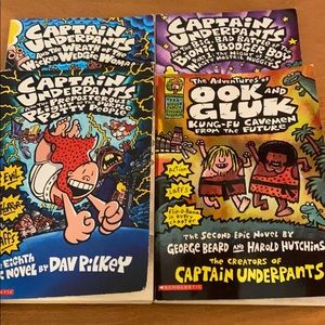 Captain Underpants/Ook and Gluk Books
